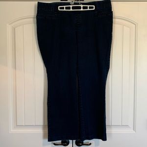 Dark blue stretchy pants by Lee in size 24W